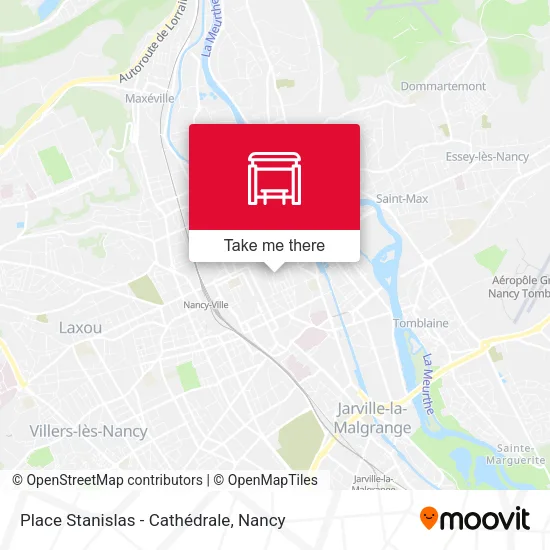Place Stanislas - Cathédrale map