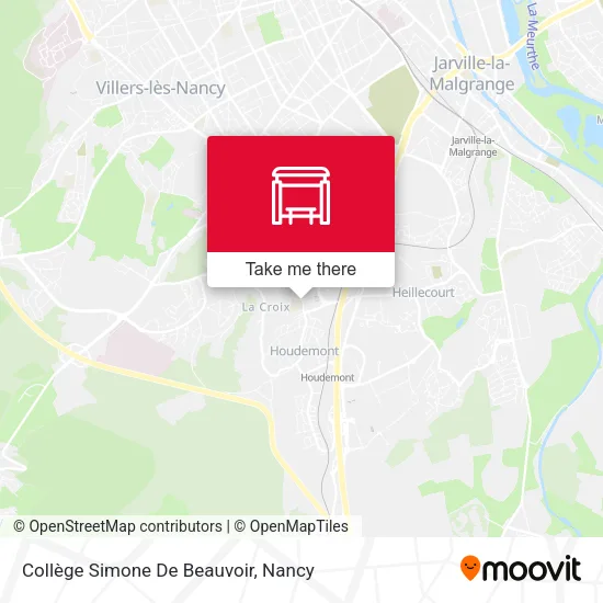 Collège Simone De Beauvoir map