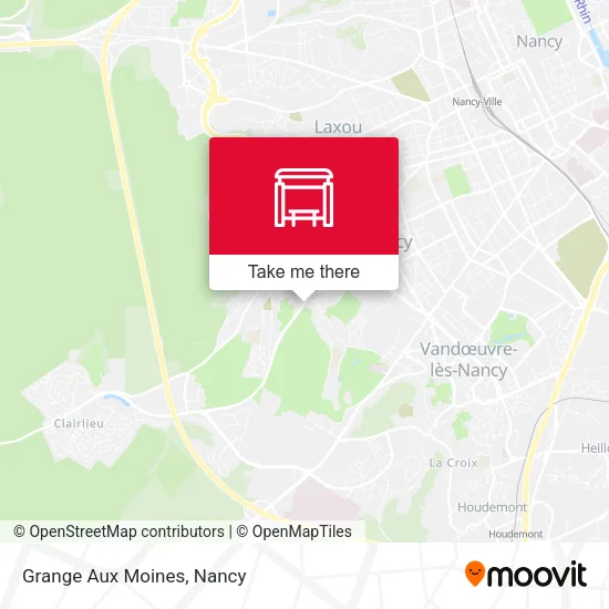 Grange Aux Moines map
