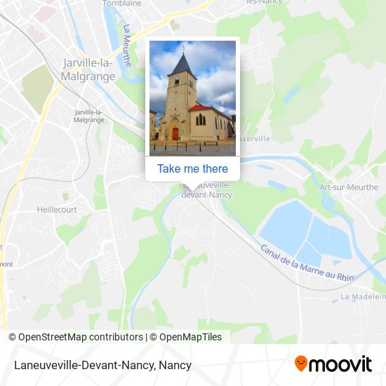Laneuveville-Devant-Nancy map