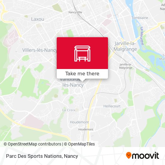 Parc Des Sports Nations map