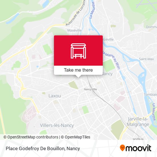 Place Godefroy De Bouillon map