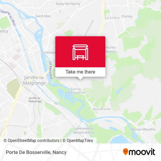 Porte De Bosserville map