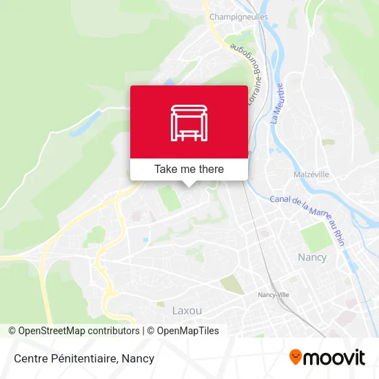 Centre Pénitentiaire map