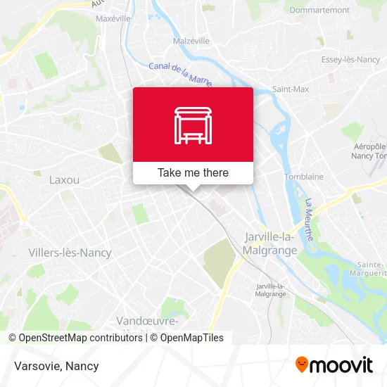 Varsovie map