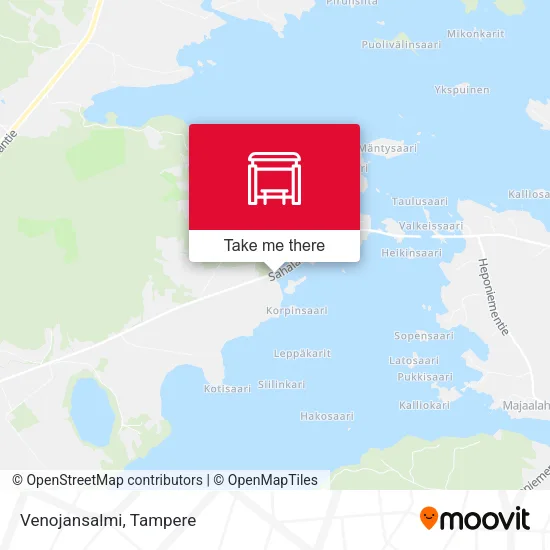 Venojansalmi map