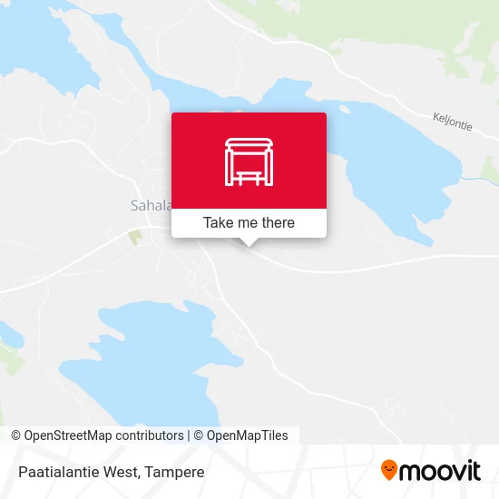 Paatialantie West map