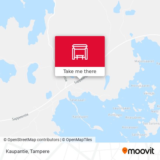 Kaupantie map