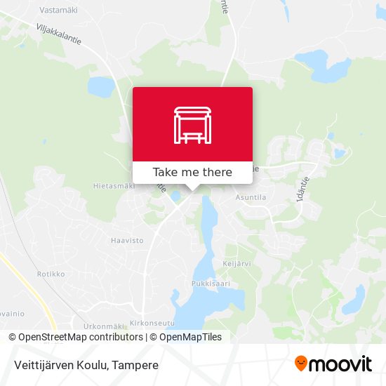 Veittijärven Koulu map