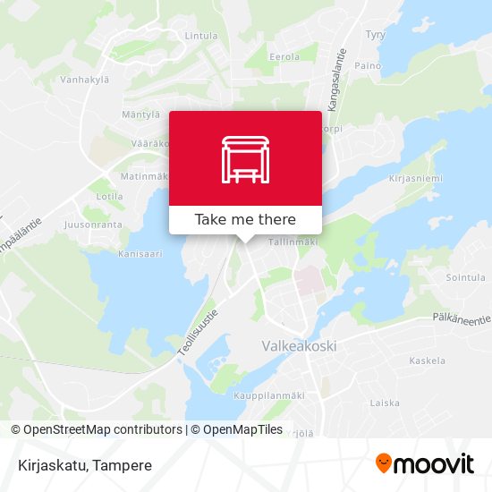 Kirjaskatu map