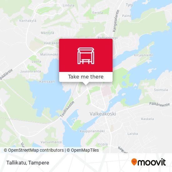 Tallikatu map