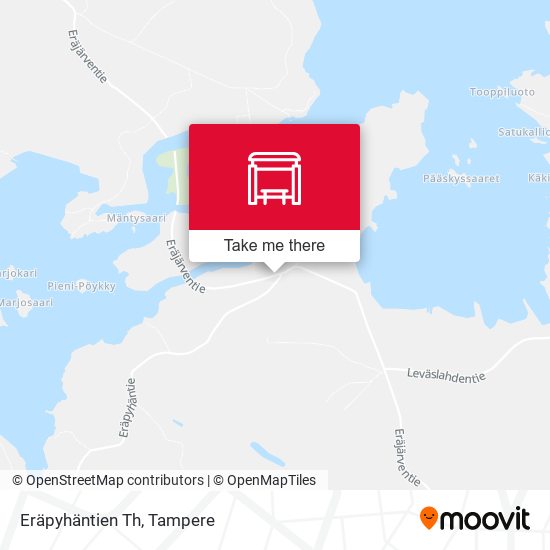 Eräpyhäntien Th map