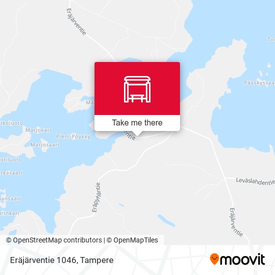 Eräjärventie 1046 map