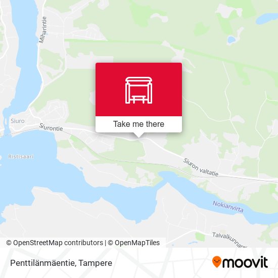 Penttilänmäentie map