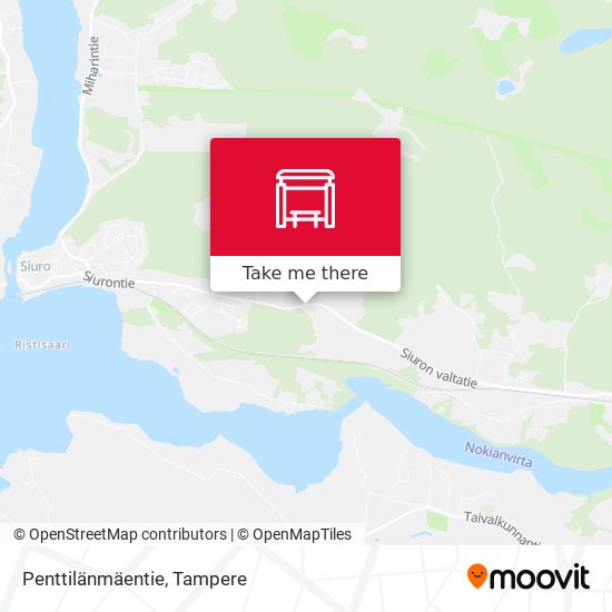 Penttilänmäentie map