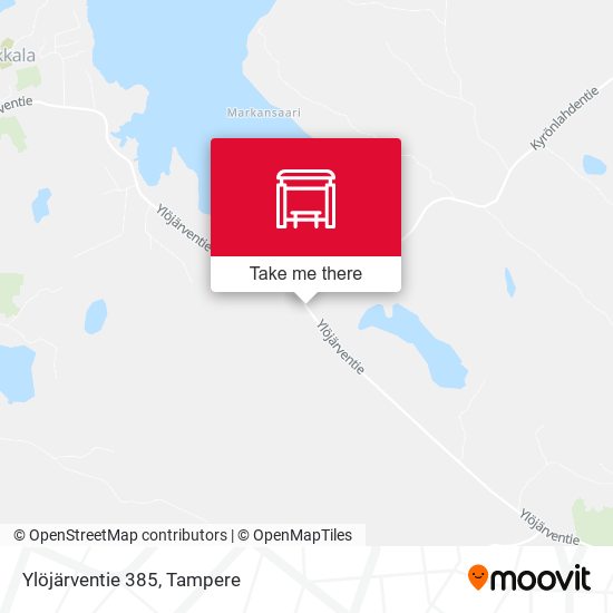 Ylöjärventie 385 map