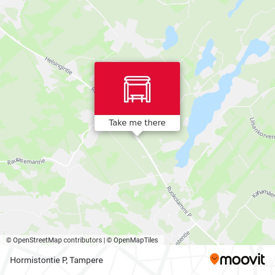 Hormistontie P map