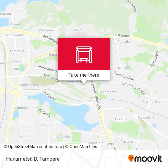 Hakametsä D map