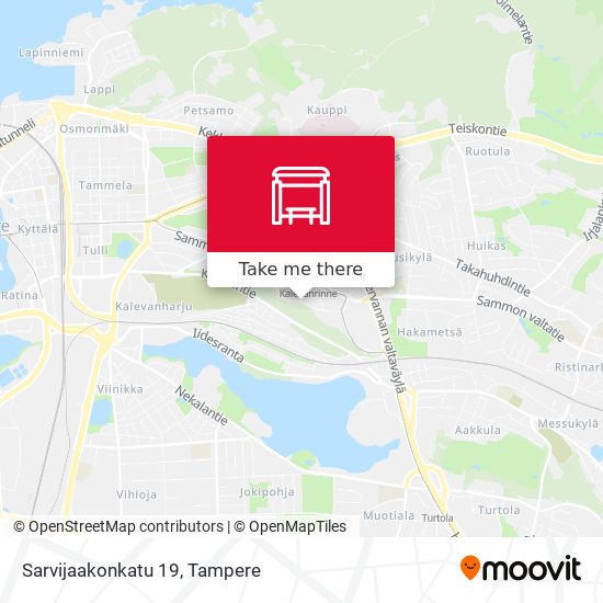 Sarvijaakonkatu 19 map