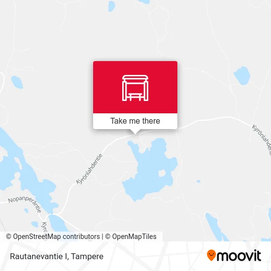 Rautaneva Road East map