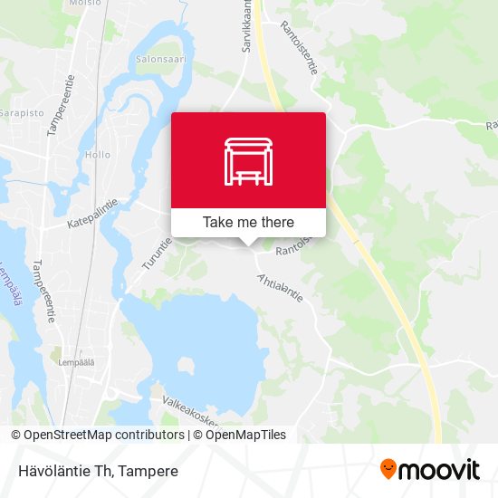 Hävöläntie Th map