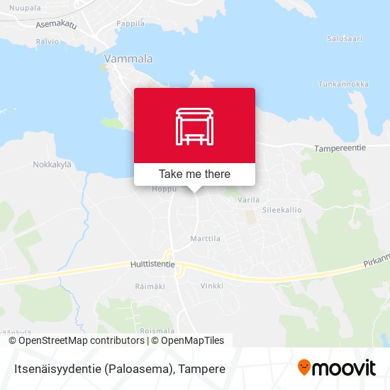 Itsenäisyydentie (Paloasema) map