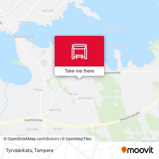 Tyrväänkatu map