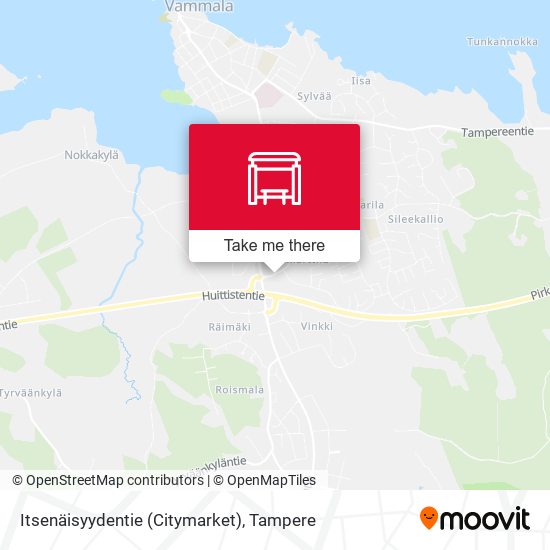 Itsenäisyydentie (Citymarket) map