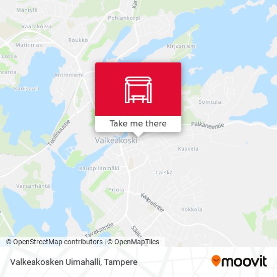 Valkeakosken Uimahalli map