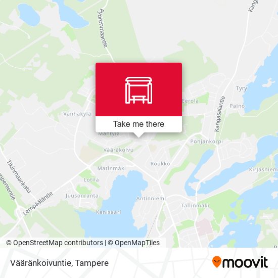 Vääränkoivuntie map