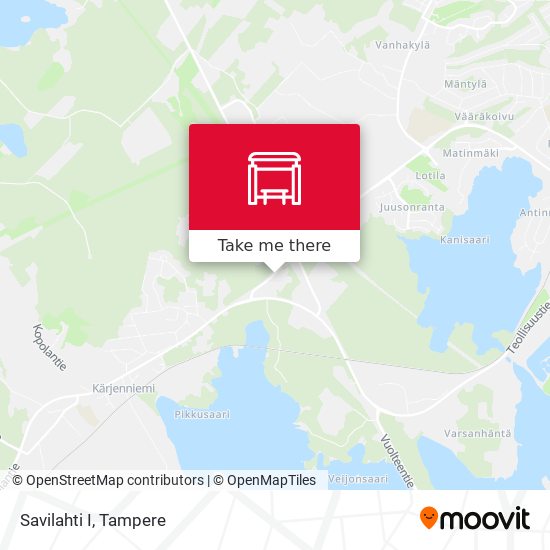 Savilahti I map