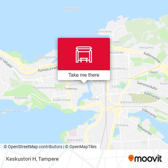 How to get to Keskustori H in Tampere by Bus?