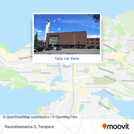 Railway Station D map