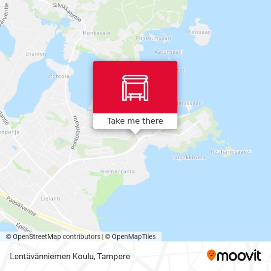 Lentävänniemen Koulu map