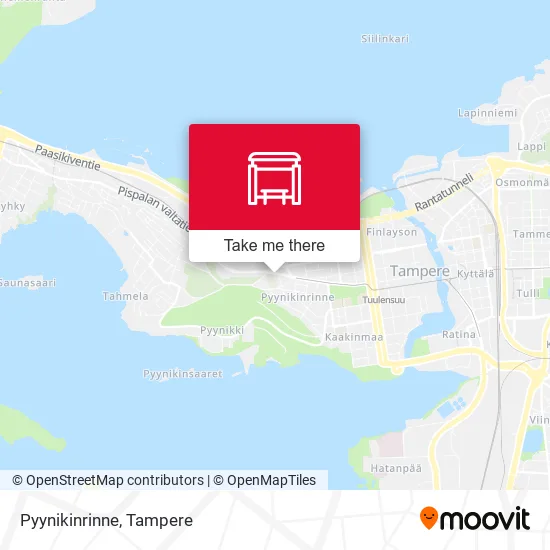 Pyynikinrinne map