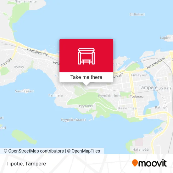 Tipotie map