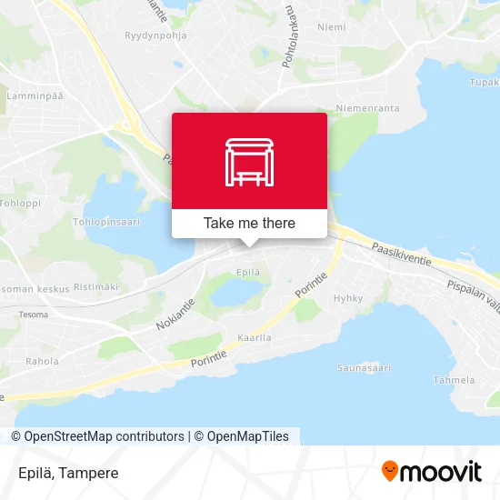 Epilä map