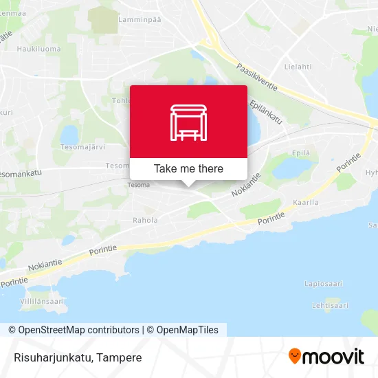 Risuharjunkatu map