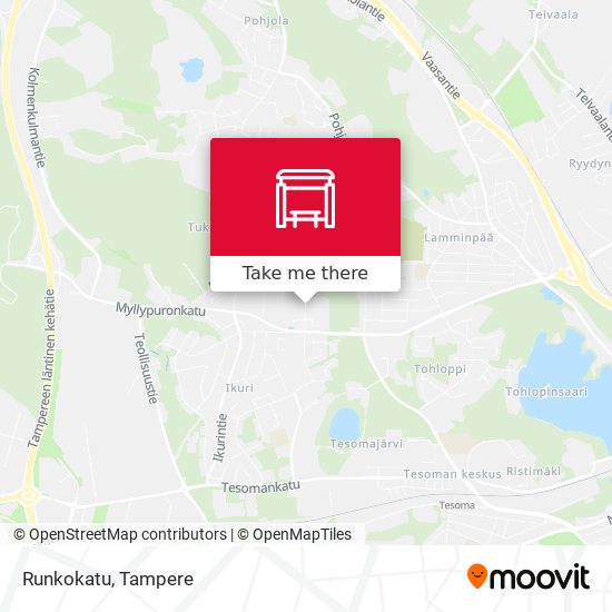 Runkokatu map