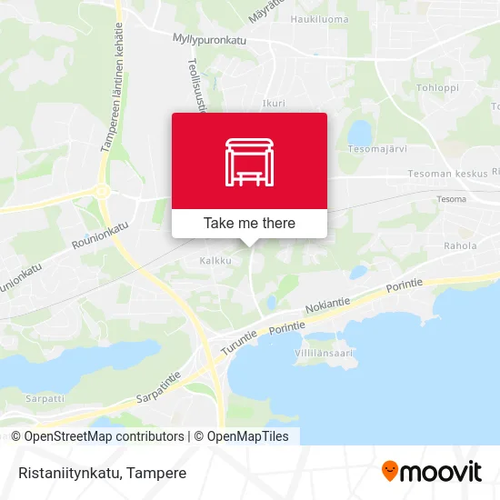 Ristaniitty Street map