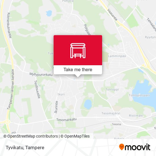 Tyvikatu map