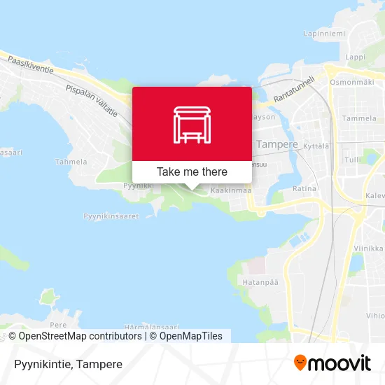 Pyynikintie map