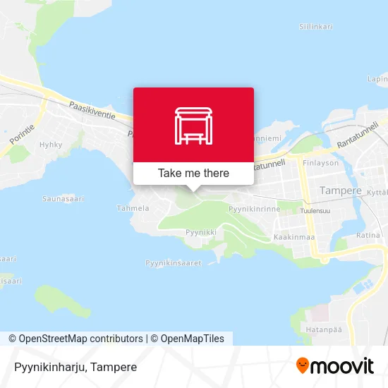 Pyynikinharju map