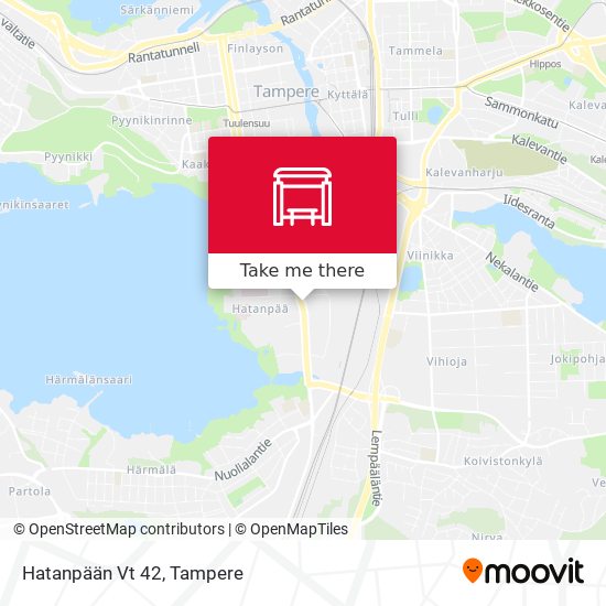 How to get to Hatanpään Vt 42 in Tampere by Bus?