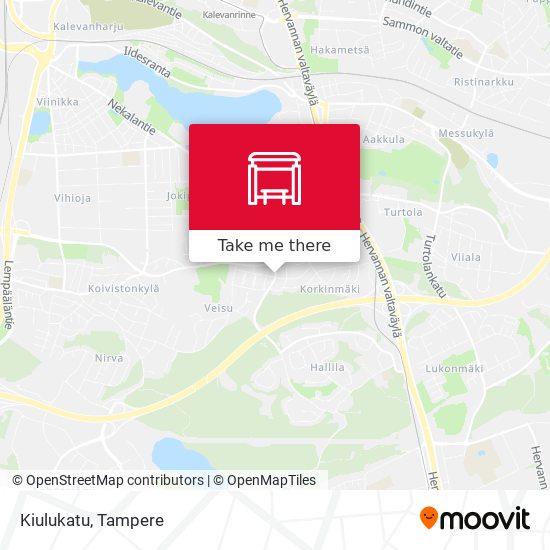 Kiulukatu map