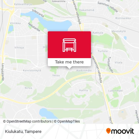 Kiulukatu map