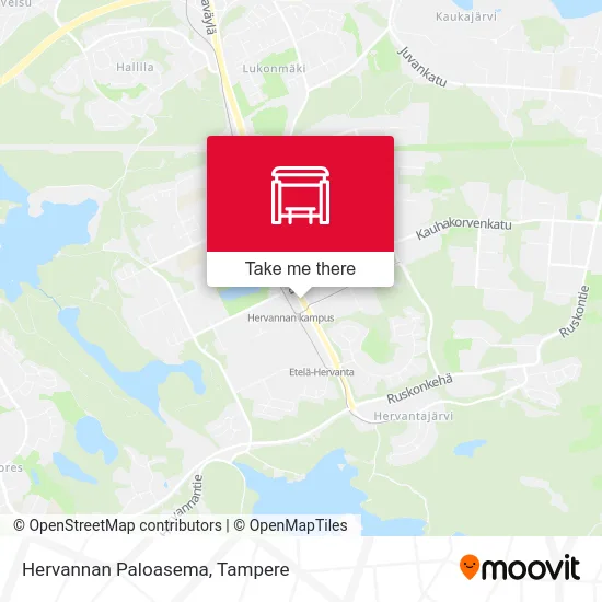 Hervannan Paloasema map