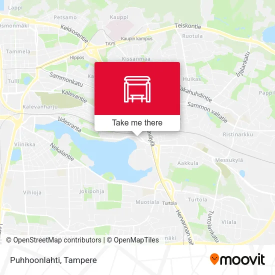 Puhhoonlahti map