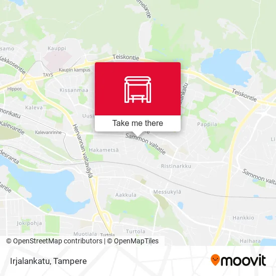 Irjalankatu map