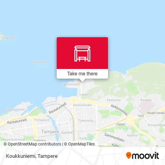 Koukkuniemi map